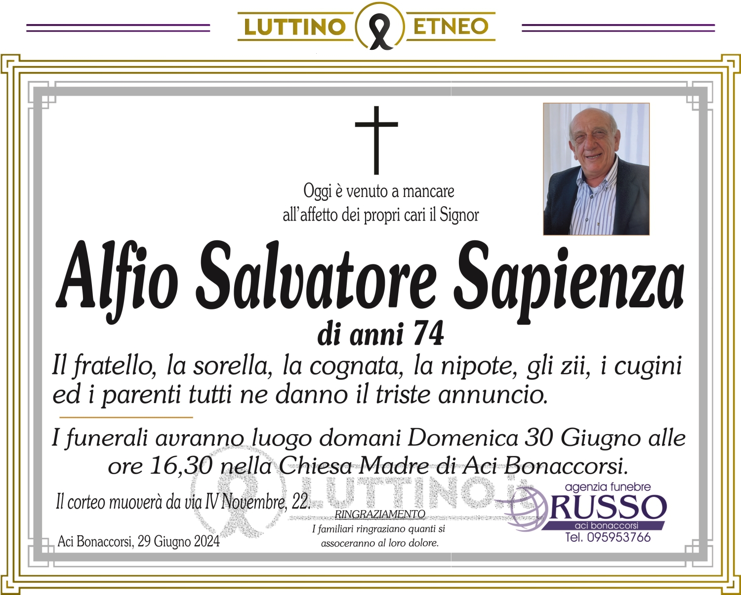 Alfio Salvatore  Sapienza